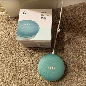 Google Home Mini- Aqua